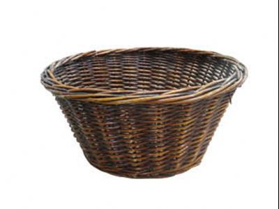 点击查看详细信息<br>标题：深咖啡色柳编筐 阅读次数：1278