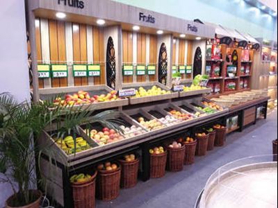 点击查看详细信息<br>标题：果蔬架-95  铁木结合 阅读次数：1261