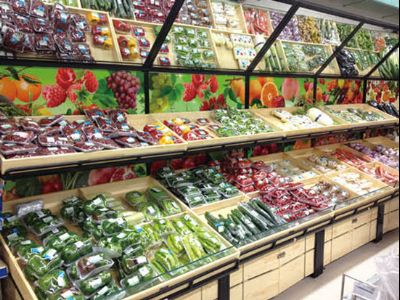 点击查看详细信息<br>标题：果蔬架-79  铁木结合 阅读次数：1318