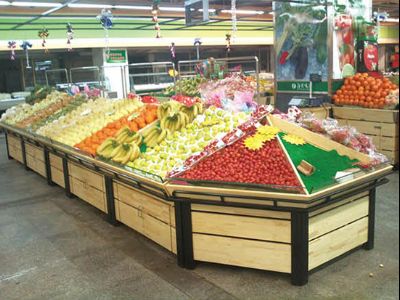 点击查看详细信息<br>标题：果蔬架-33  铁木结合 阅读次数：1278